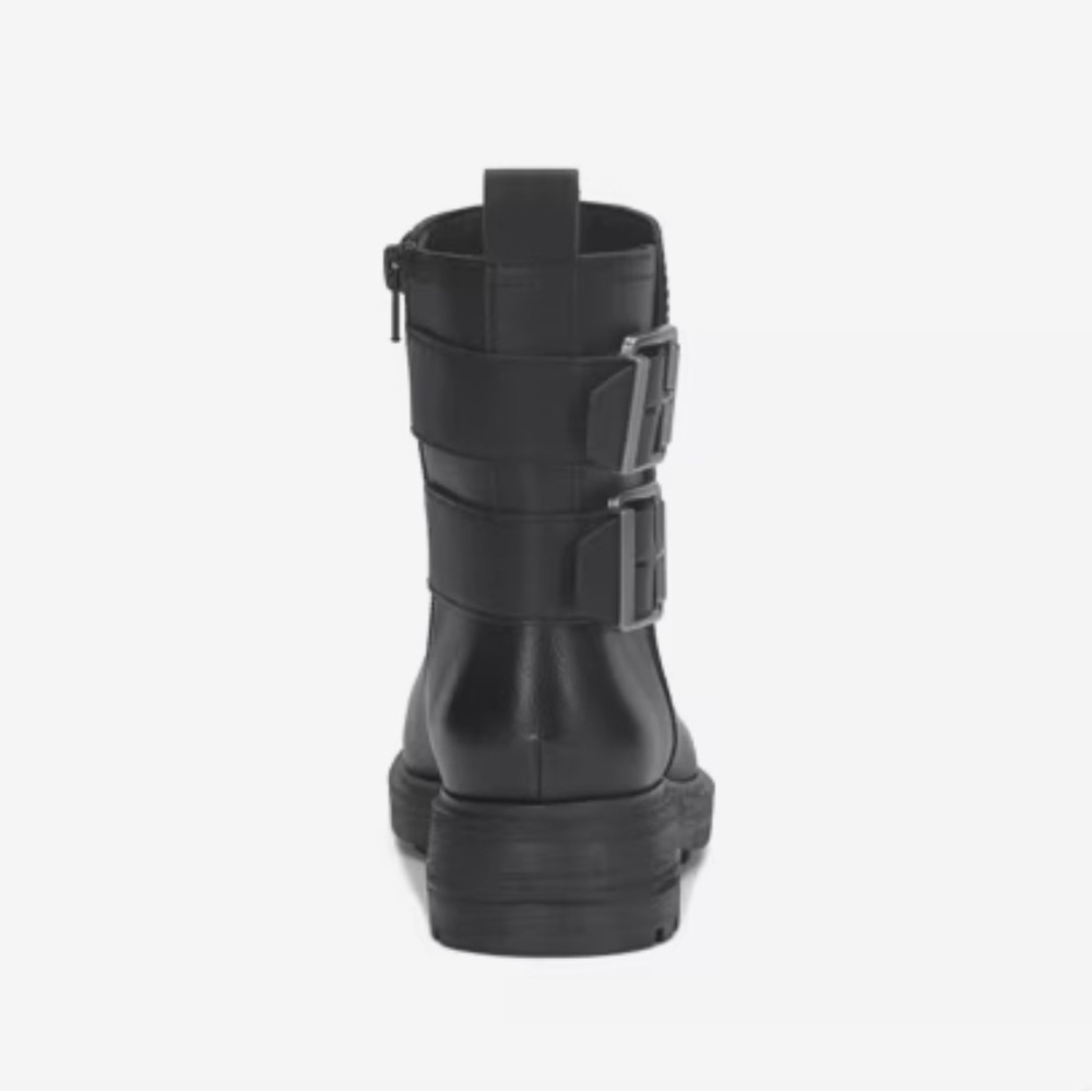 Lucky Brand $159 Candre Motorcycle Black Boot Size 11 - Picture 3 of 8